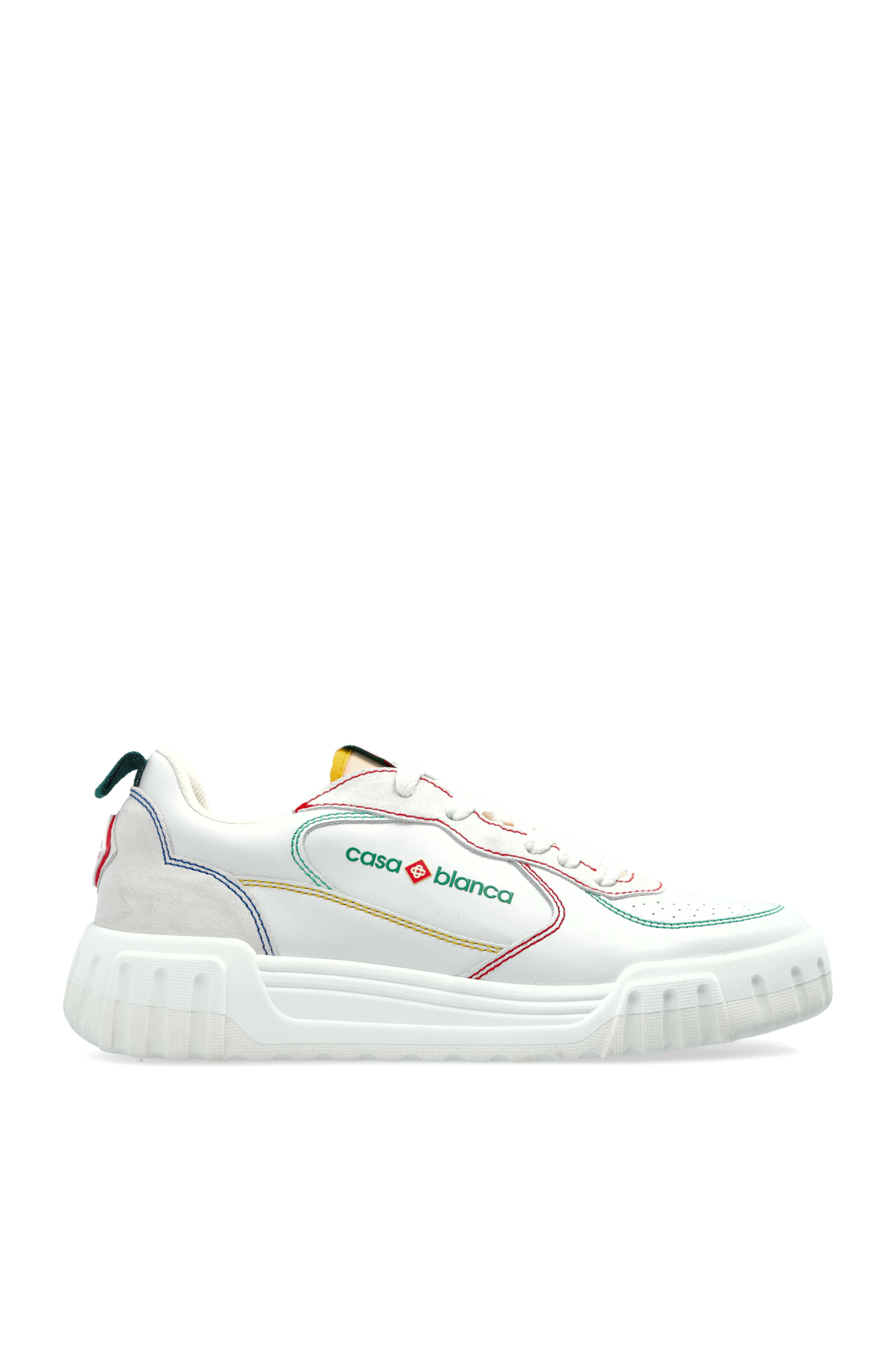 スニーカー CASABLANCA Women Sneakers 412509 APS25 SNK 017 WHITE Women's Court White & Multicolour Sneakers | Casablanca Paris